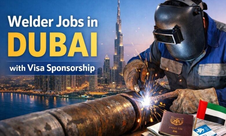 Welder Jobs in Dubai with Visa Sponsorship